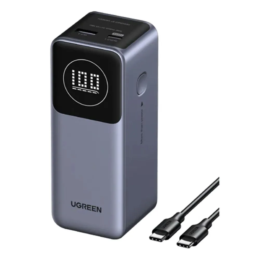 Hình ảnh pin sạc dự phòng Ugreen Nexode 12000mAh 100W từ góc nhìn thương mại điện tử