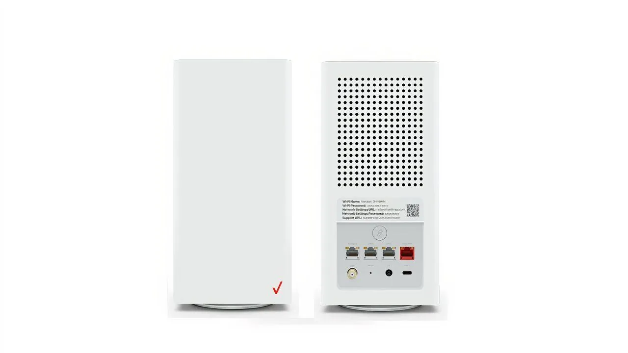 Hình ảnh router Verizon minh họa phần cứng chung chung, kém hiệu năng thường được nhà mạng cung cấp