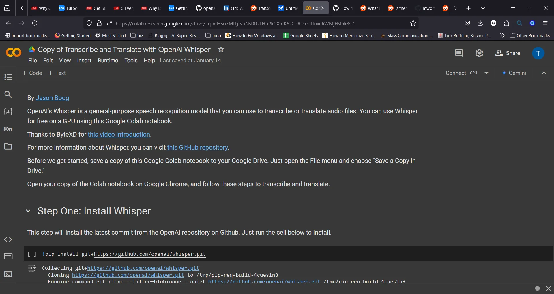 Hướng dẫn sử dụng Whisper để chuyển đổi văn bản trên Google Colab