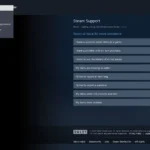 Hướng dẫn truy cập mục hỗ trợ Steam để báo cáo giao dịch chợ Cộng đồng không mong muốn