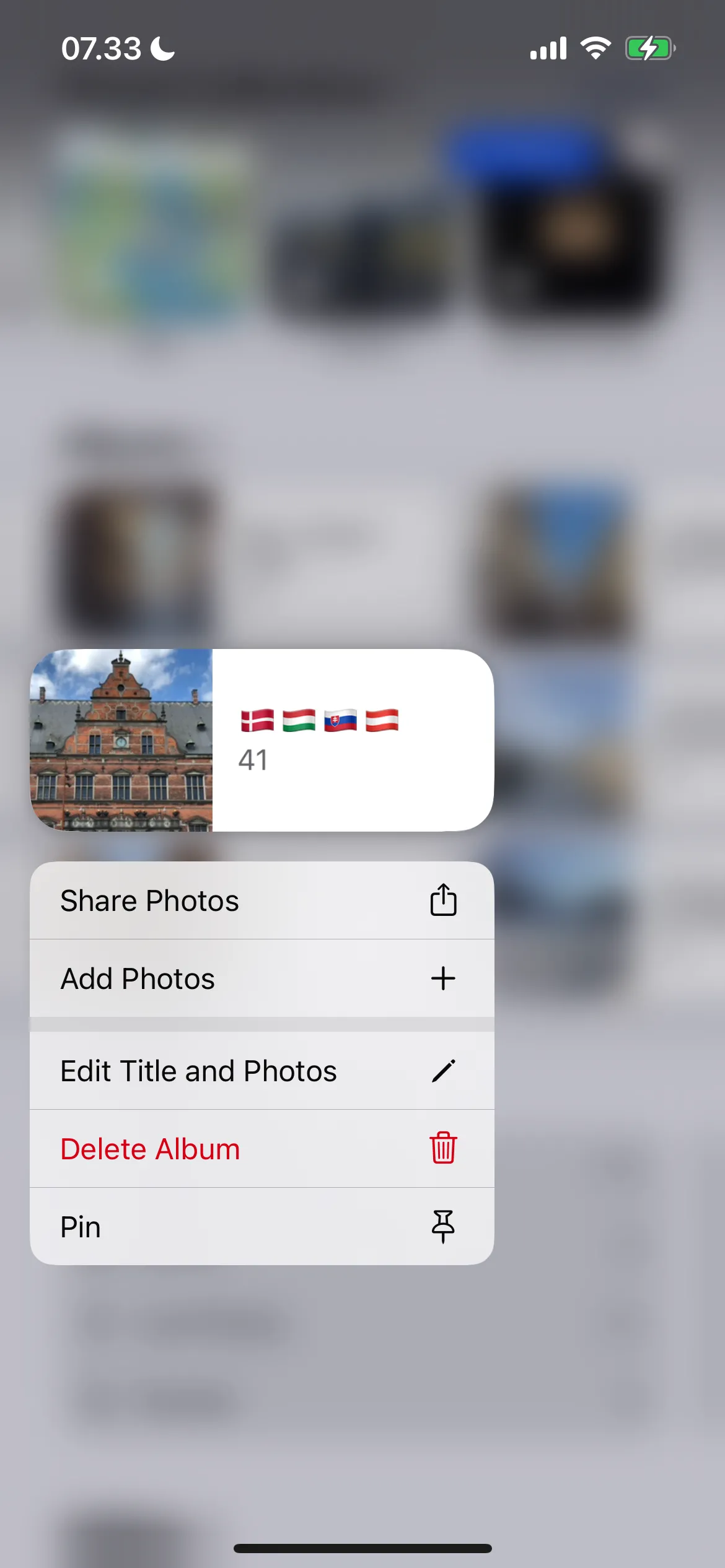 Hướng dẫn xóa album ảnh trên iPhone iOS