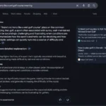 Kết quả Google AI Overview giải thích câu "không có sự trớ trêu nào bằng sân golf ướt" như một thành ngữ.