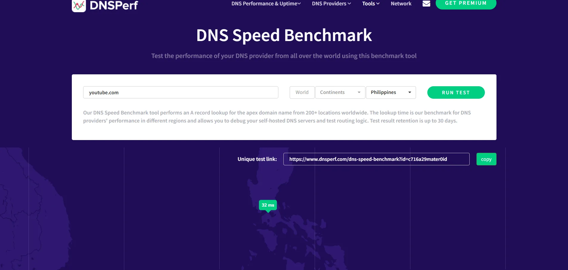 Kết quả kiểm tra tốc độ phản hồi DNS sau khi chuyển sang Google DNS (8.8.8.8), cho thấy thời gian phản hồi được cải thiện đáng kể