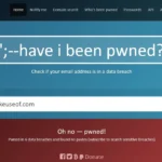 Kết quả tìm kiếm trên Have I Been Pwned cho các tài khoản bị rò rỉ
