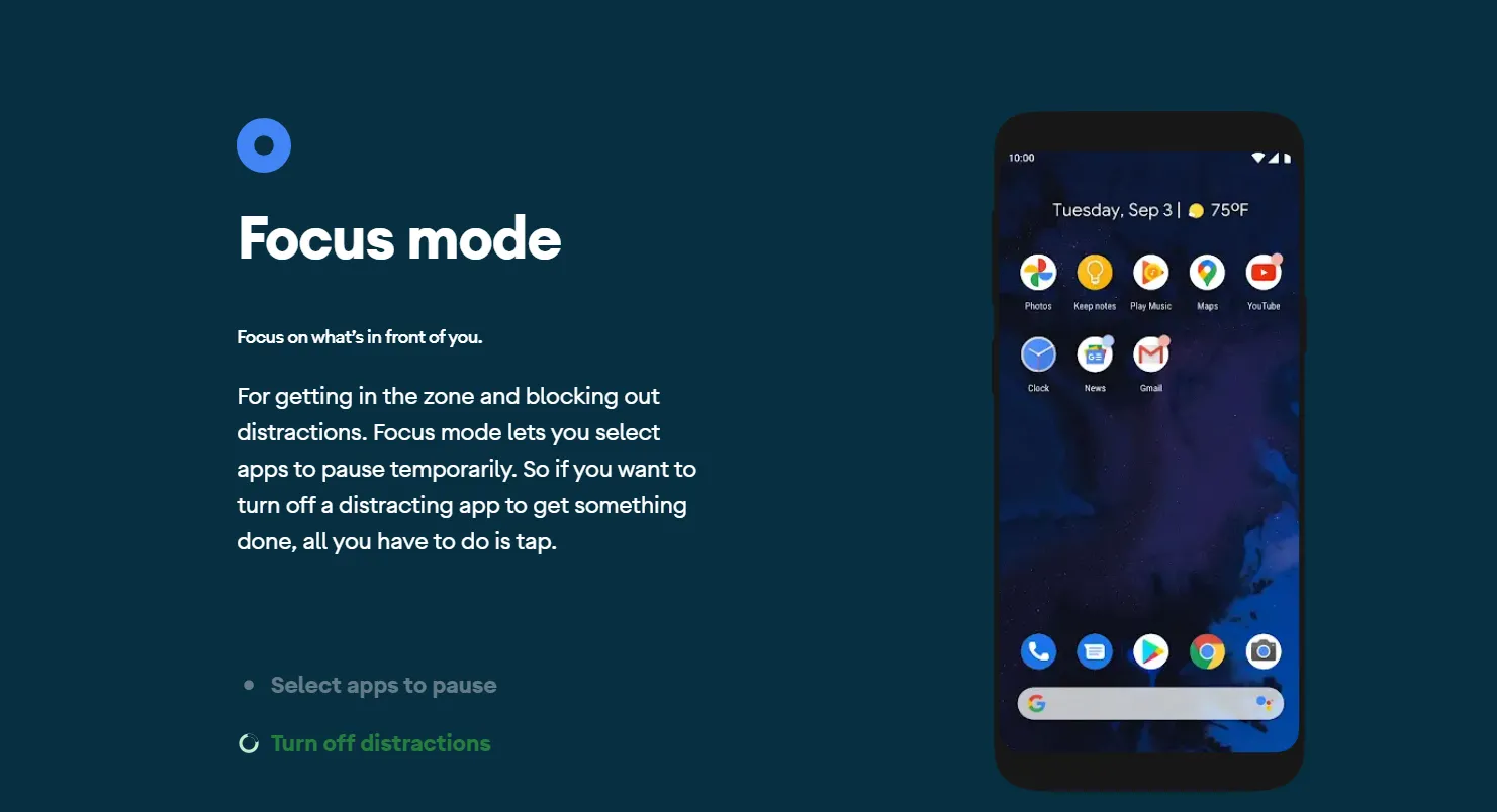 Kích hoạt Chế độ Tập trung (Focus Mode) trên Android để giảm thiểu xao nhãng trong quá trình làm việc
