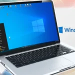 Laptop chạy Windows 10 với đĩa cài đặt và USB - Minh họa hỗ trợ bên thứ ba