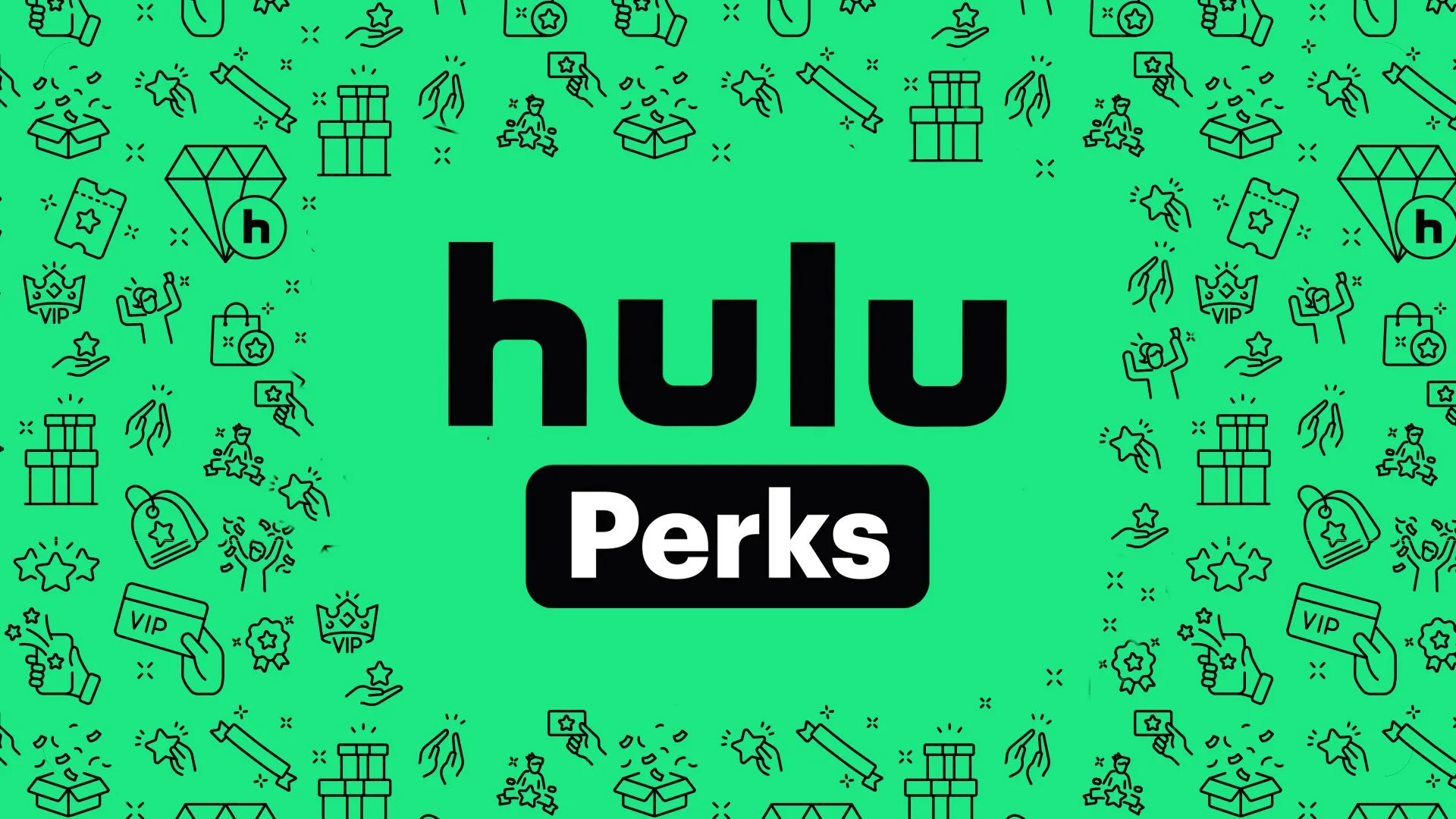 Logo chương trình Hulu Perks và các lợi ích độc quyền cho người đăng ký