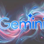 Logo Gemini AI của Google trên nền xanh
