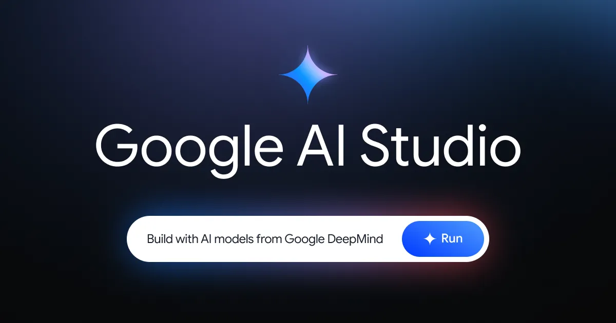 Logo Google AI Studio của Google - nền tảng phát triển AI
