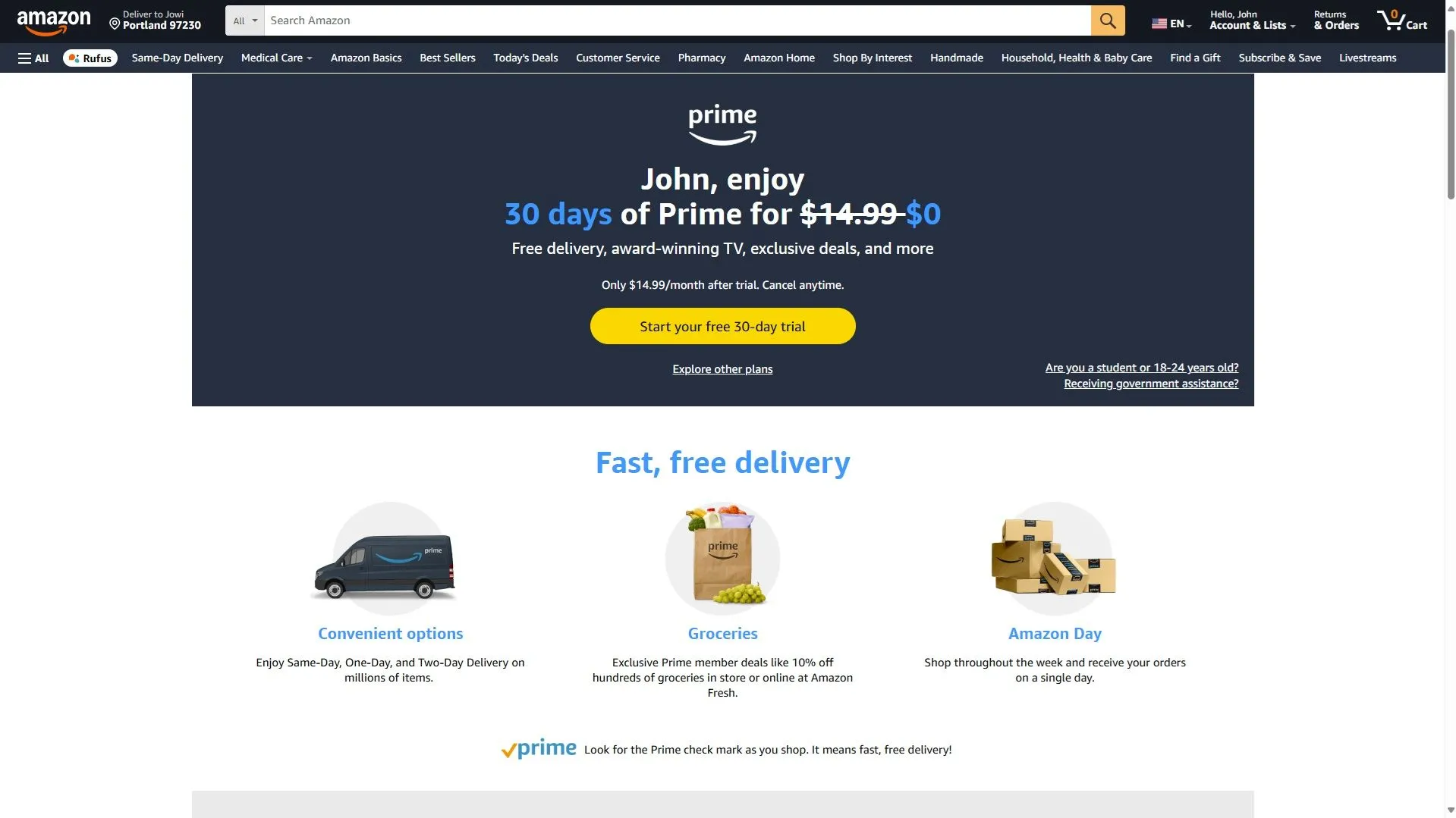 Lợi ích của việc đăng ký thành viên Amazon Prime khi sử dụng Alexa+