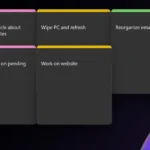 Mã hóa màu sắc cho ghi chú Sticky Notes để phân loại công việc theo mức độ ưu tiên trong Windows 11