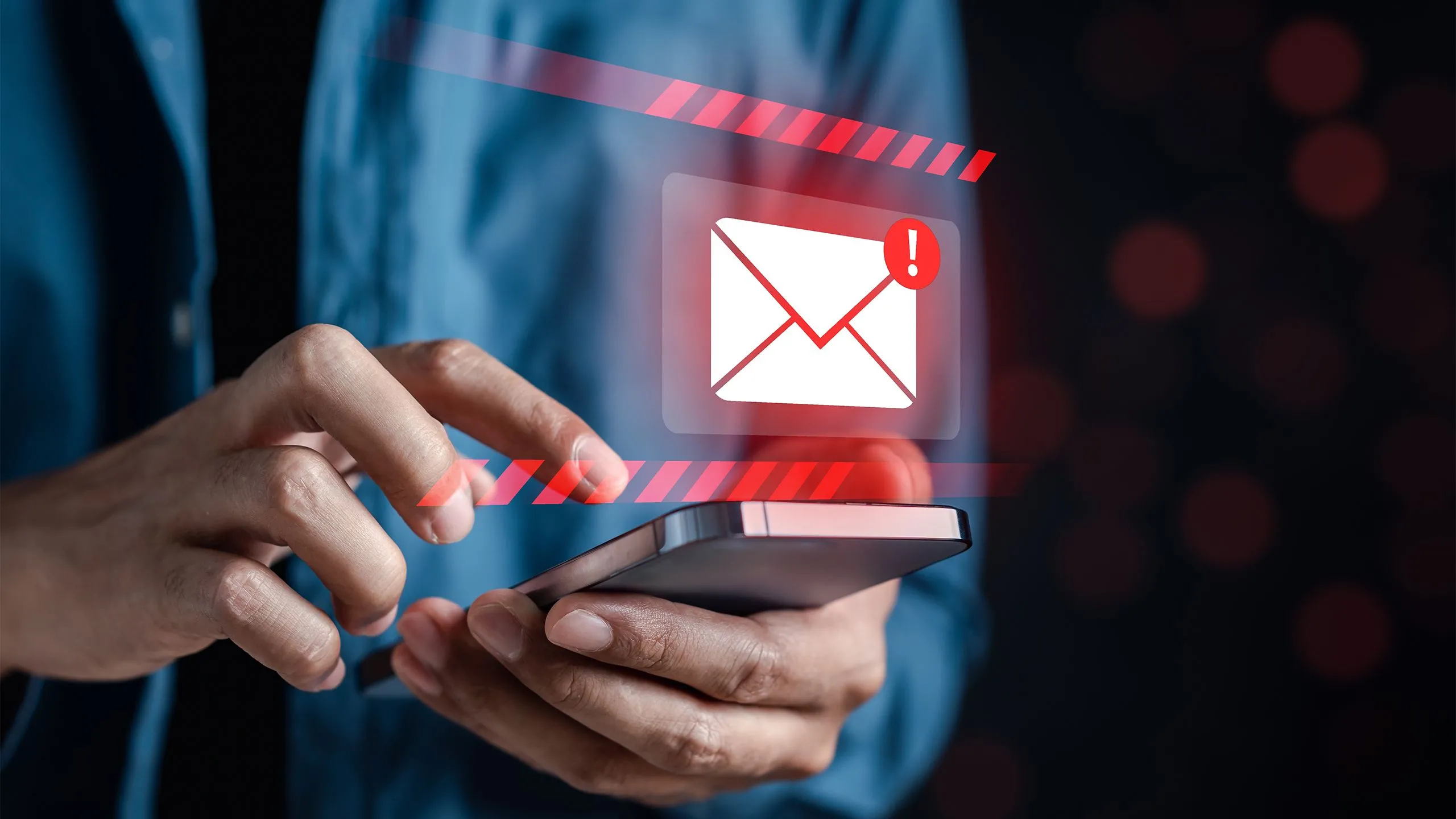 Màn hình email Gmail hiển thị thư rác lừa đảo, minh họa mối đe dọa email