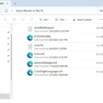 Màn hình File Explorer hiển thị kết quả tìm kiếm theo loại tệp ảnh bằng cú pháp "kind:image"
