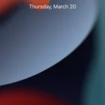 Màn hình khóa iPhone hiển thị nút Home, biểu tượng Touch ID và thông báo không có Face ID