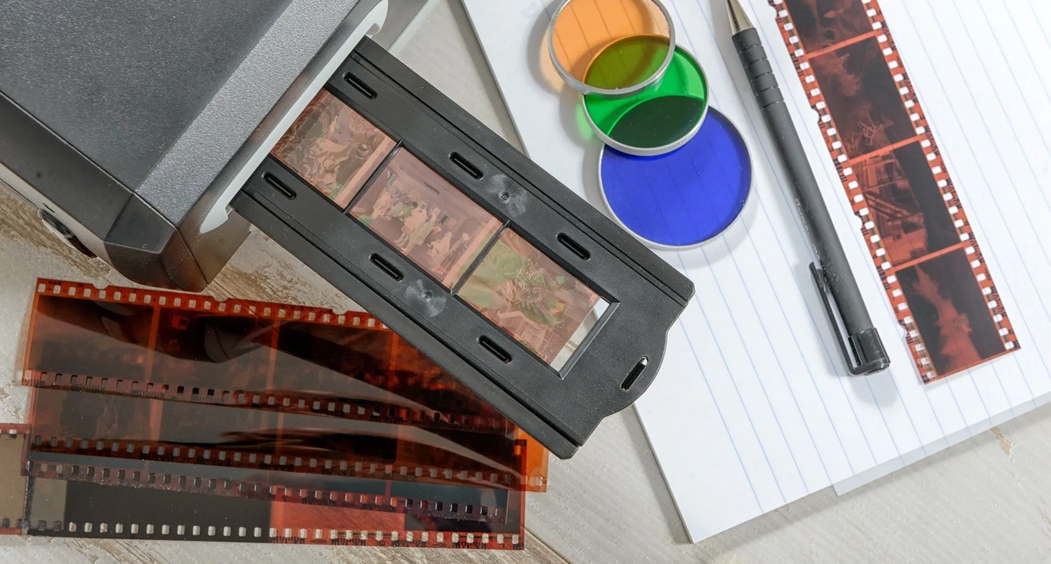 Máy quét film âm bản và slide kỹ thuật số, quy trình số hóa ảnh