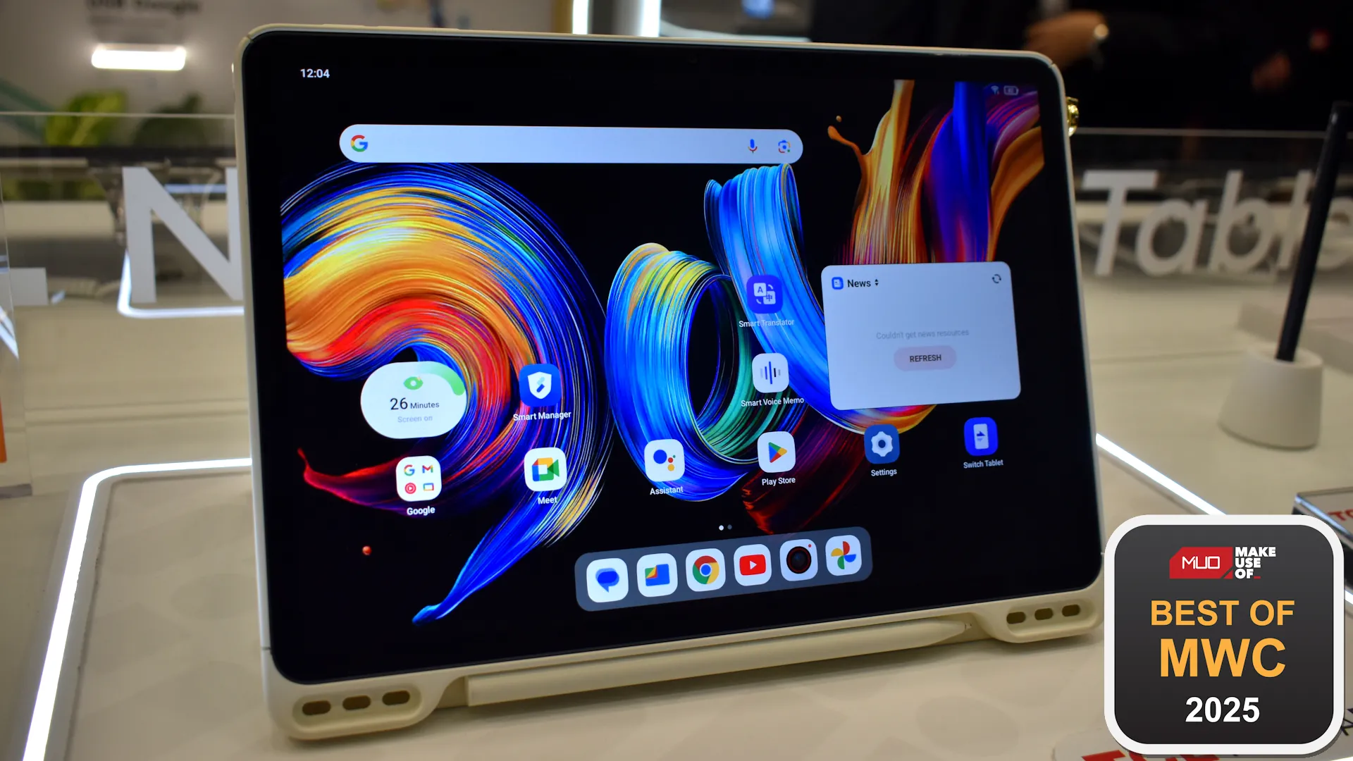 Máy tính bảng TCL Nxtpaper 11 Plus với màn hình Nxtpaper 4.0 tại MWC 2025