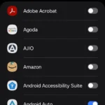 Menu cài đặt thông báo ứng dụng trong hệ điều hành Android