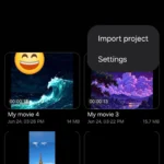 Menu chính Samsung Studio trên điện thoại Galaxy hiển thị tùy chọn "Go to Studio" từ ứng dụng Gallery.
