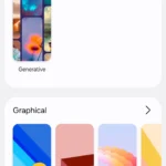 Menu hình nền trên điện thoại Samsung Galaxy