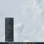 Menu Start ẩn trong Windows 11 hiển thị các công cụ hệ thống và tùy chọn truy cập nhanh
