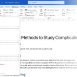 Menu Table of Contents trong Word hiển thị các kiểu mục lục tự động và tùy chỉnh