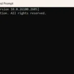Menu tùy chọn khi nhấp vào biểu tượng Command Prompt trên Windows.