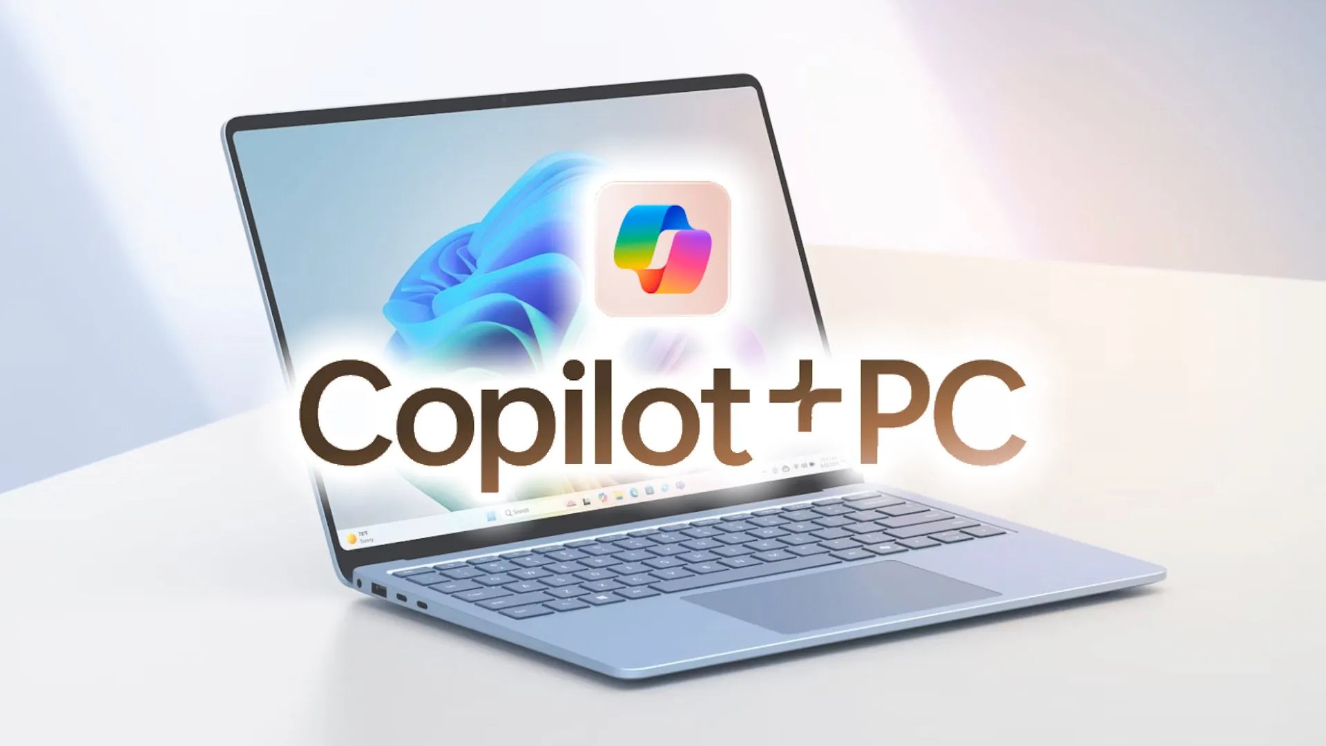 Microsoft Surface Laptop với thương hiệu Copilot, đại diện cho dòng máy tính AI mới nhưng vẫn phụ thuộc vào xử lý AI trên đám mây.