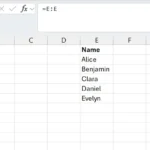 Một phạm vi động với các số 0 thừa ở cuối chưa được cắt tỉa trong Excel.