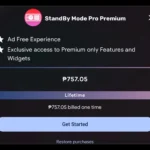 Mua bản StandBy Mode Pro Premium trọn đời trên Android