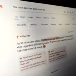 Người dùng trải nghiệm tính năng AI Overviews của Google trên màn hình laptop