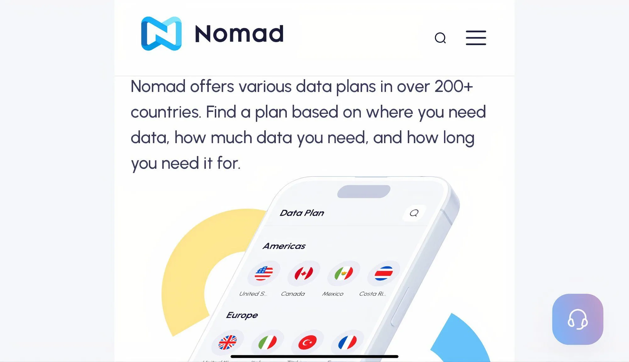 Nomad mang đến nhiều lựa chọn eSIM với chi phí phải chăng, phù hợp cho du lịch ngắn ngày.