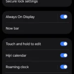 Now Bar hiển thị thông báo trực tiếp và cài đặt Now Bar trên Galaxy Z Flip 6 chạy One UI 7