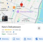Nút Lưu (Save) trong Google Maps khi muốn lưu một địa điểm yêu thích
