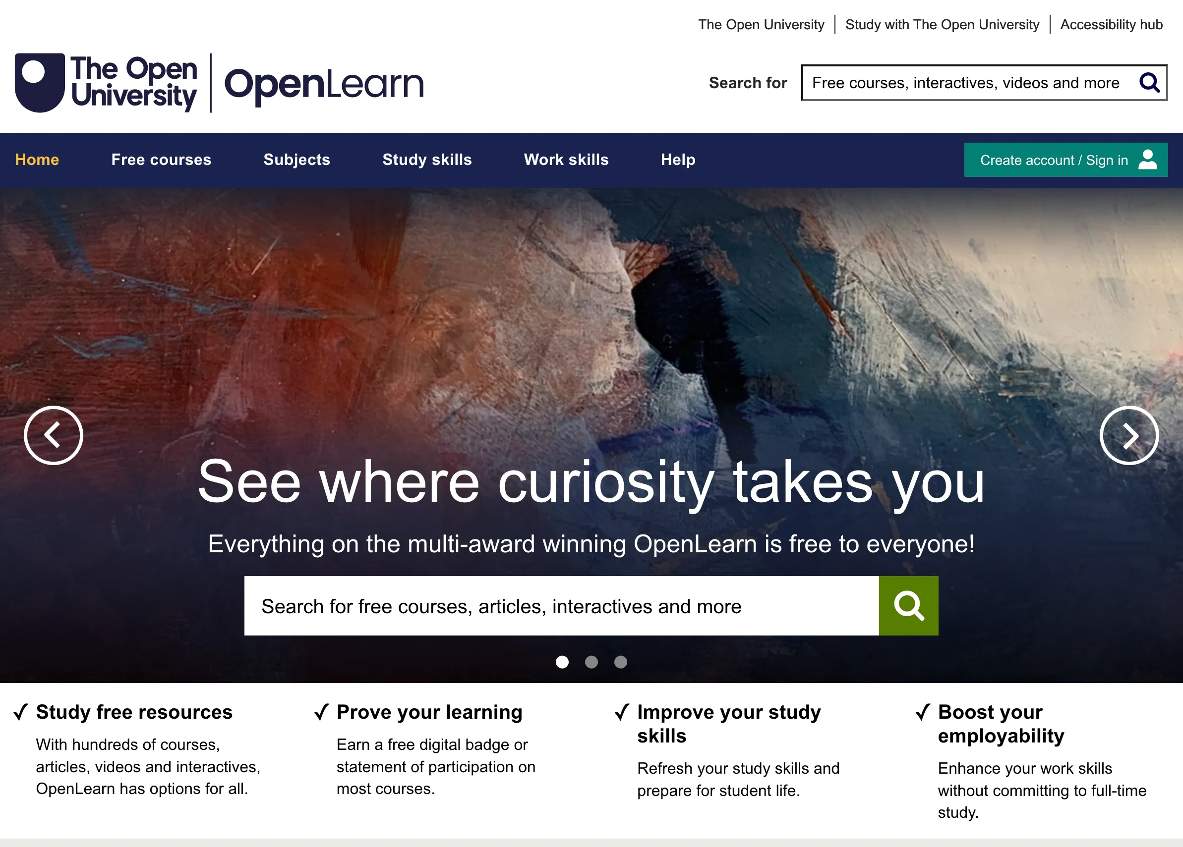 OpenLearn – Nền tảng học trực tuyến miễn phí của The Open University cung cấp đa dạng khóa học từ cơ bản đến nâng cao.
