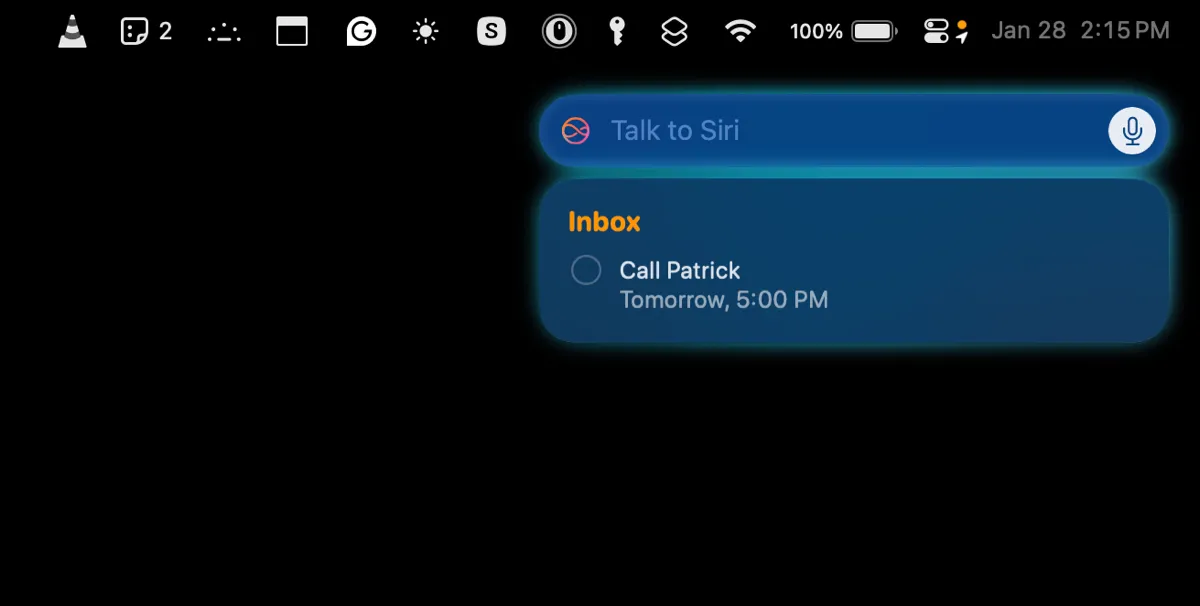 Siri giúp bạn thêm nhanh các nhắc nhở và tác vụ vào ứng dụng Reminders trên iPhone và Mac mà không cần gõ phím.