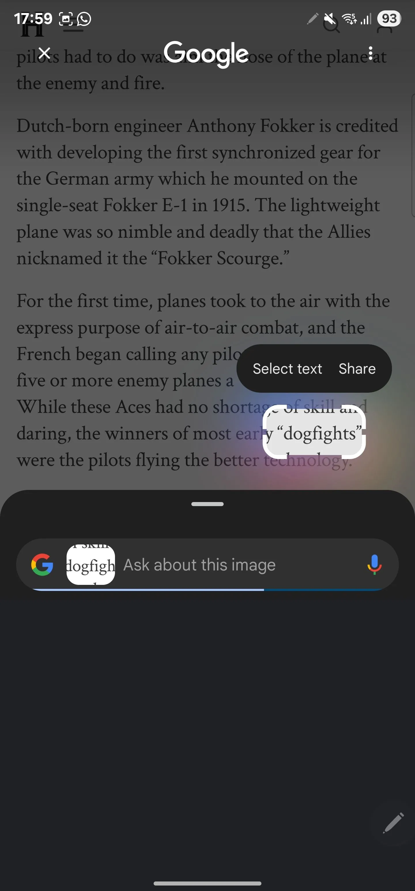 Sử dụng Circle to Search để tra cứu nghĩa của từ trên màn hình Galaxy