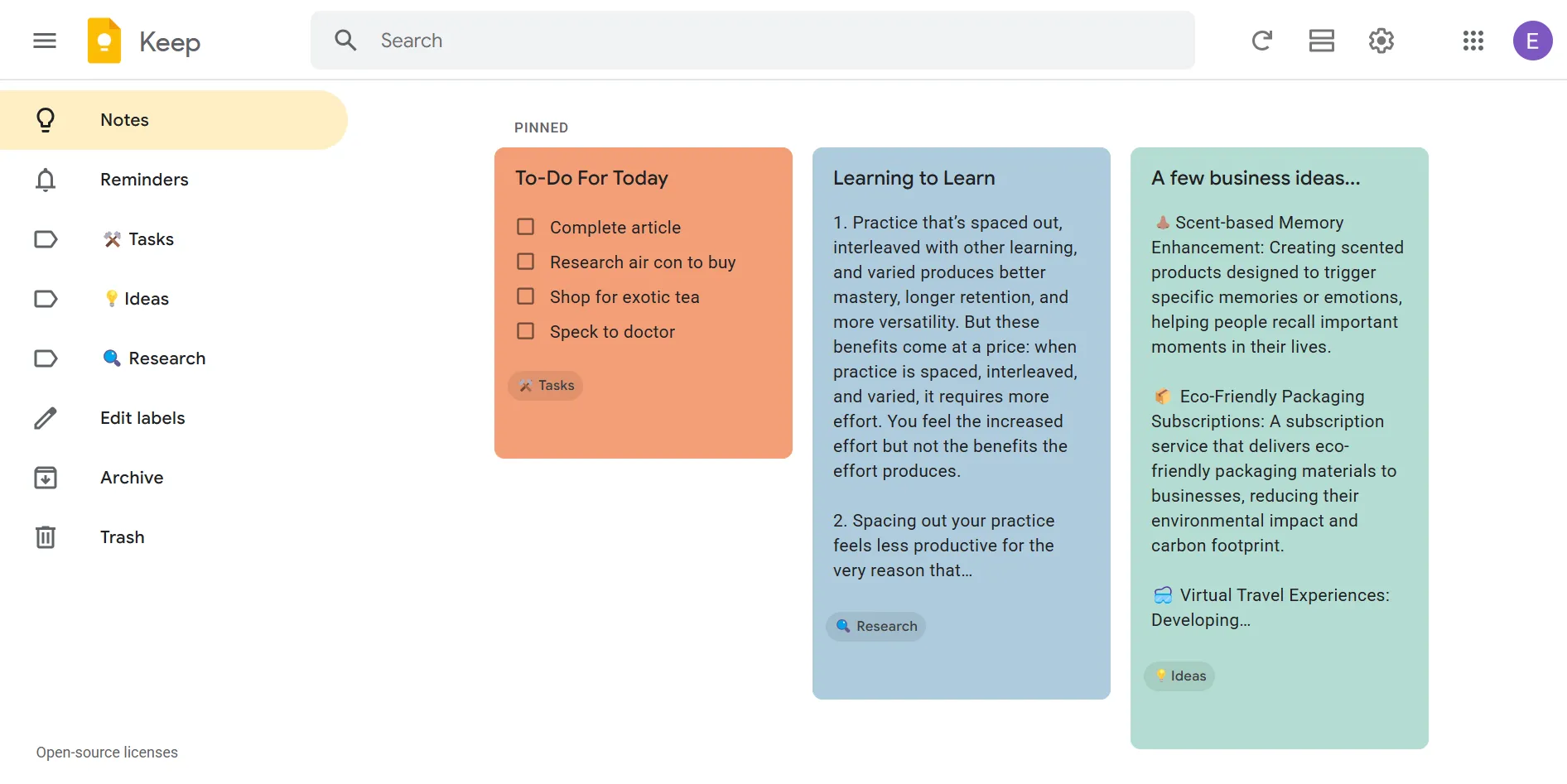 Sử dụng nhãn và mã màu để phân loại ghi chú trong Google Keep, giúp quản lý thông tin hiệu quả và tìm kiếm nhanh hơn.