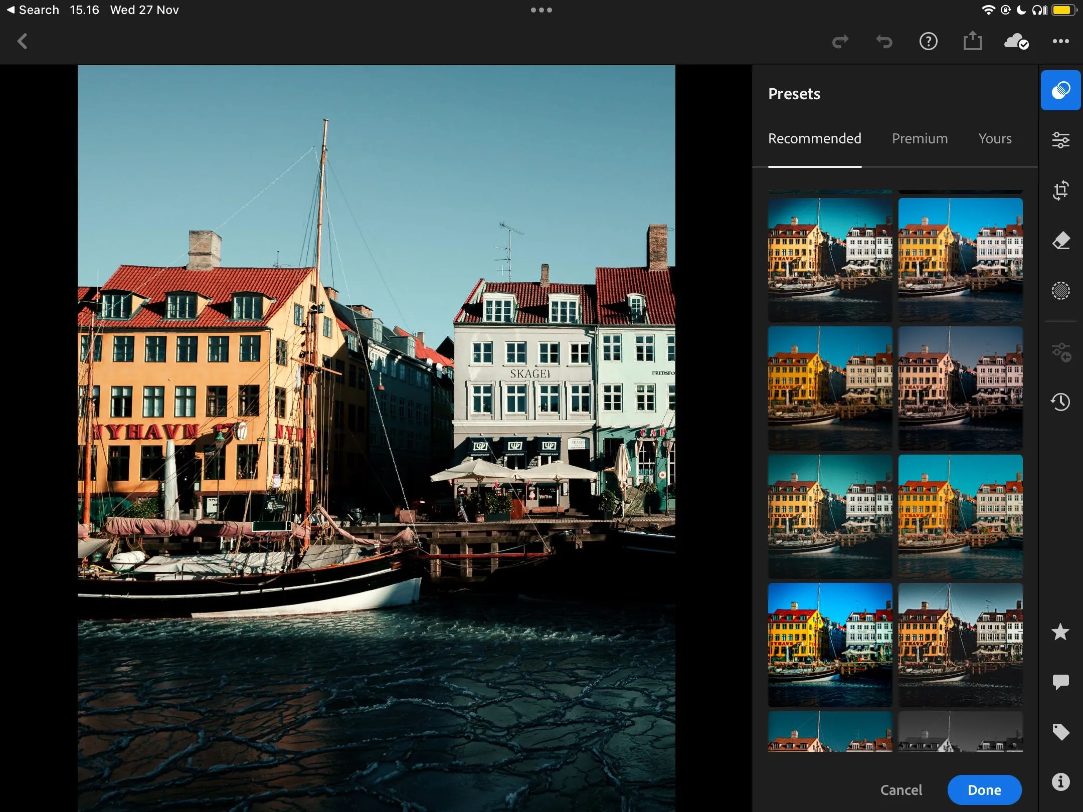 Sử dụng tính năng Recommended Presets trong Adobe Lightroom