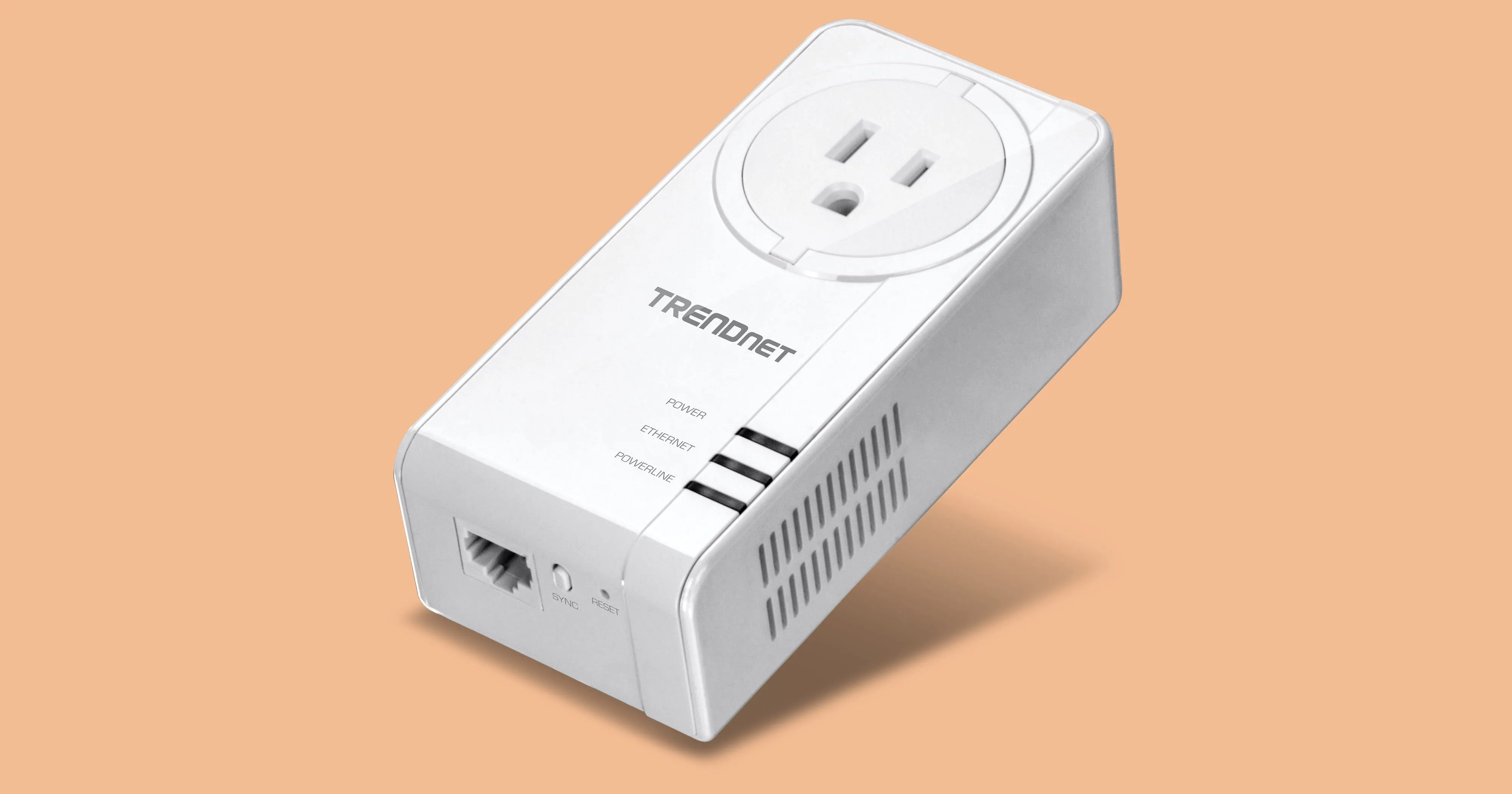 Thiết bị Powerline Adapter TrendNet giúp mở rộng mạng internet qua đường điện