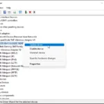 Thiết bị quản lý đang hiển thị tùy chọn Cập nhật Trình điều khiển cho thiết bị Intel Wi-Fi