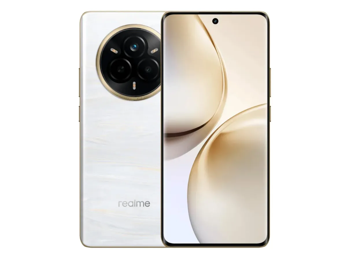 Thiết kế cận cảnh mặt sau và cụm camera tròn độc đáo trên Realme 14 Pro Plus