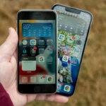 Thiết kế cũ của iPhone SE 2022 với nút Home vật lý, minh chứng cho sự cần thiết của một cuộc lột xác về ngoại hình trong phiên bản iPhone SE 2025
