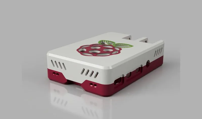 Thiết kế vỏ hộp Raspberry Pi không ốc vít sử dụng phần mềm 3D trên Pi 5