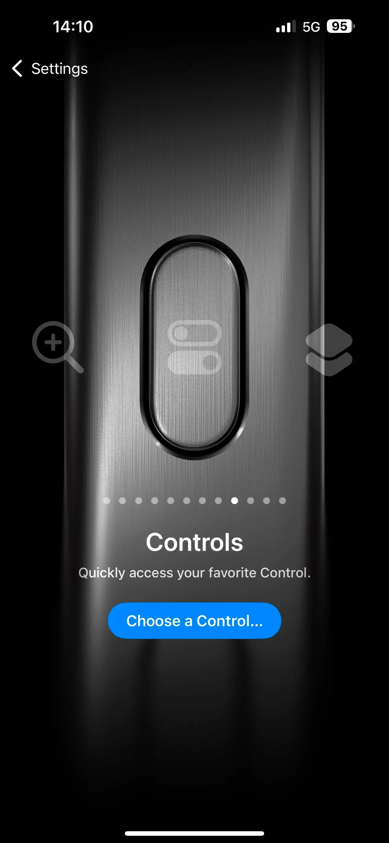 Thiết lập phím Tác vụ trên iPhone để điều khiển Gõ để gọi Siri.