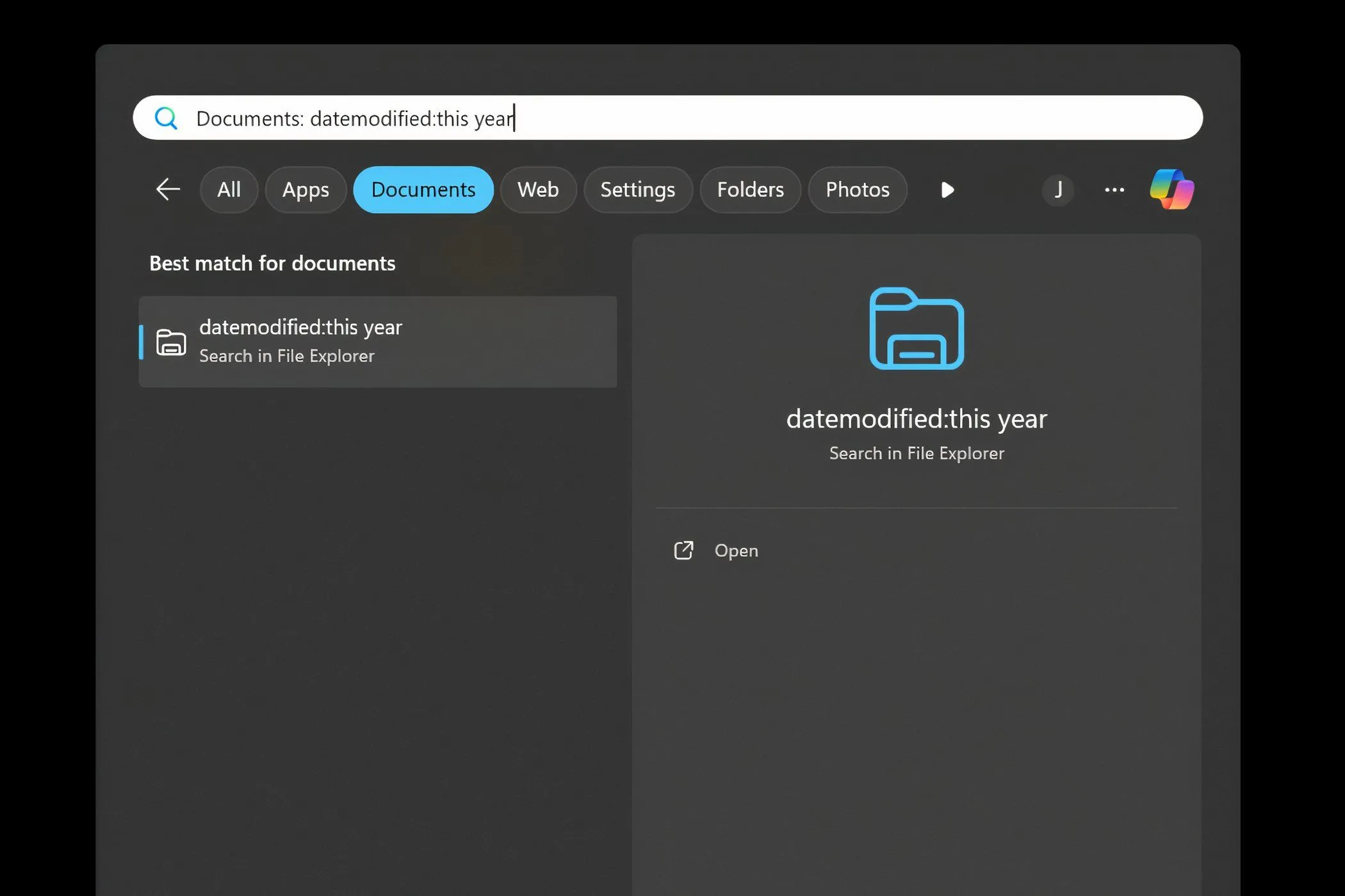 Tìm kiếm file theo ngày chỉnh sửa trong File Explorer Windows
