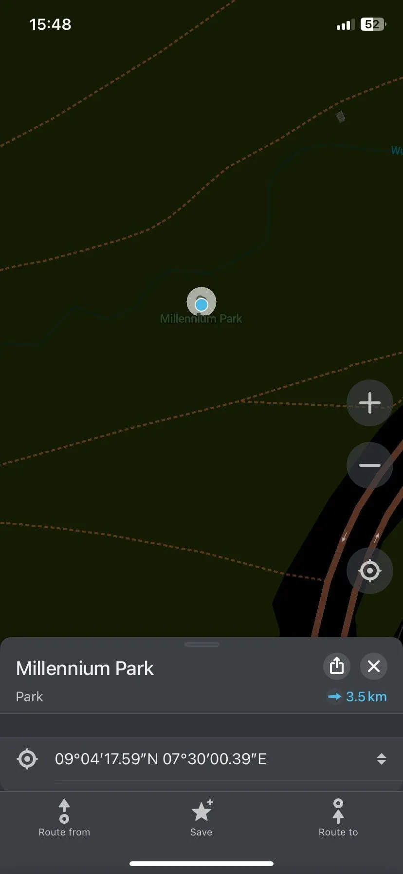 Tìm kiếm ngoại tuyến trên ứng dụng Organic Maps