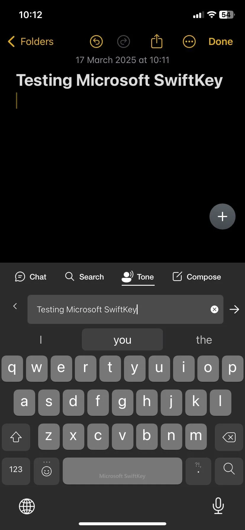 Tính năng điều chỉnh giọng điệu văn bản được hỗ trợ bởi AI trên bàn phím SwiftKey