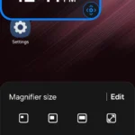 Tính năng phóng to màn hình Android giúp người dùng dễ dàng đọc nội dung và tương tác ứng dụng.