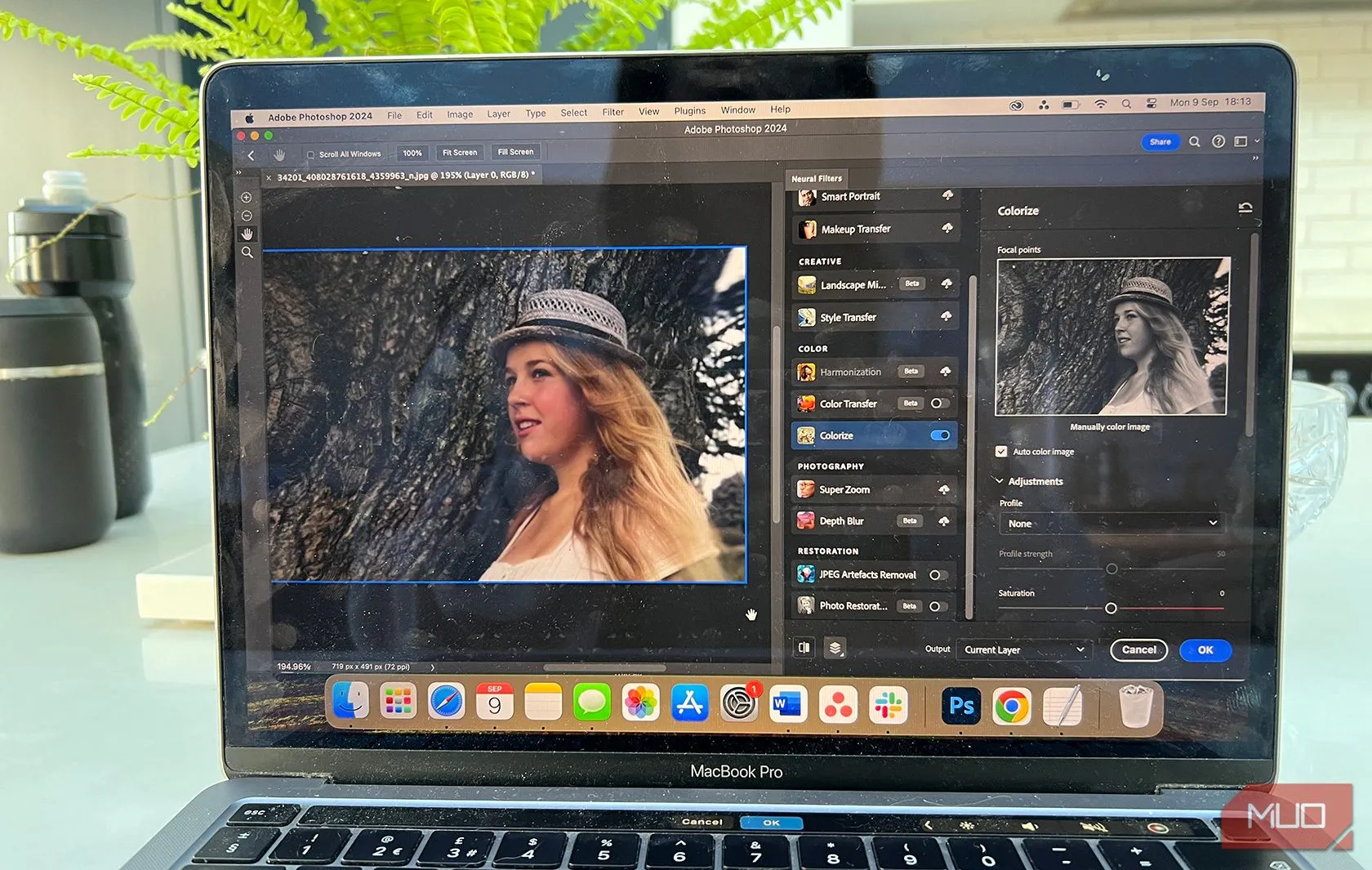 Tính năng tô màu ảnh bằng AI trong Adobe Photoshop