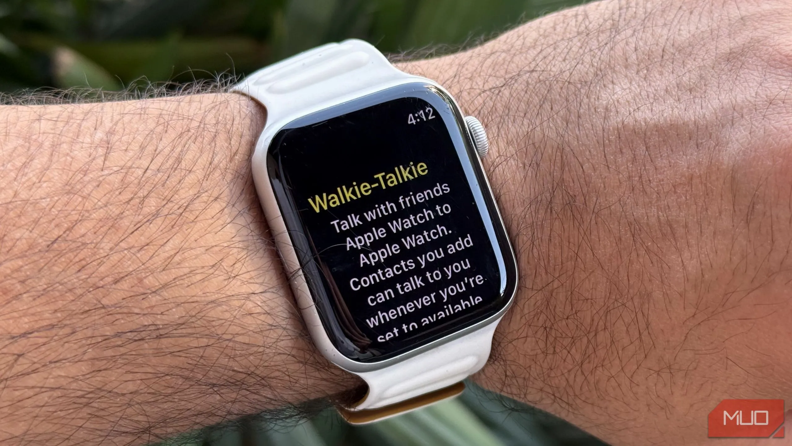 Tính năng Walkie-Talkie trên màn hình Apple Watch với giao diện đơn giản